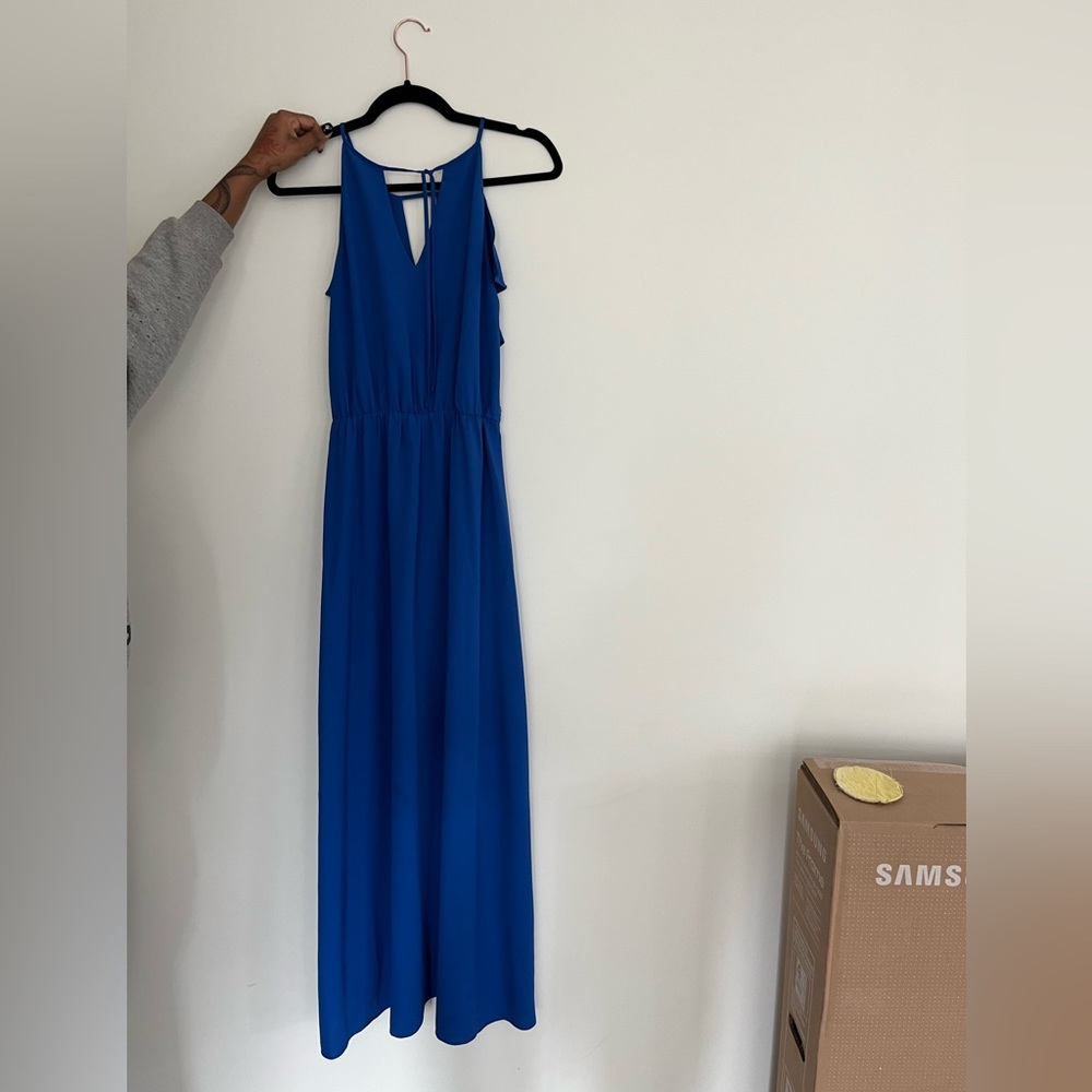 FOREVER NEW blue maxi dress. - Picture 4 of 5